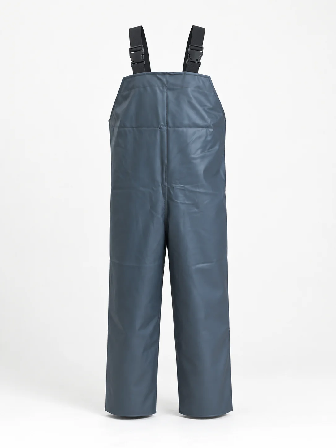 T-Rain Bib and brace trousers, Grey — Front view